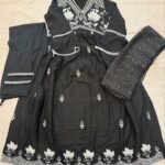 Black Designer Floral